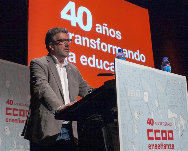 Francisco García, responsable de la Federación de Enseñanza de CCOO | CCOO ep francisco garcia responsablela federacionensenanzaccoo