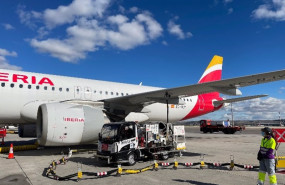 ep iberia y repsol realizan el primer vuelo con biocombustible producido en espana con residuos