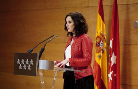 ep imagen de recurso de la presidenta de la comunidad de madrid isabel diaz ayuso tras ofrecer una