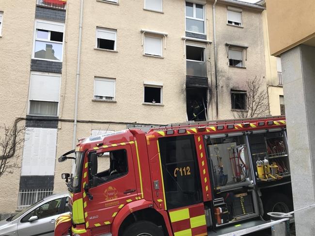Imagen del incendio en un piso de El Escorial | EMERGENCIAS 112 ep imagenincendioun pisoescorial