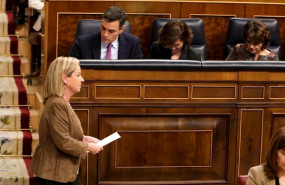 ep la diputada de coalicion canarias ana oramas tras su intervencion en la primera sesion del debate