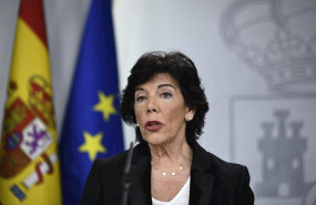 ep la ministra portavoz en funciones isabel celaa comparece en rueda de prensa tras la celebracion