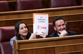 ep la portavoz de ciudadanos en el congreso ines arrimadas dirigiendose a la portavoz del psoe