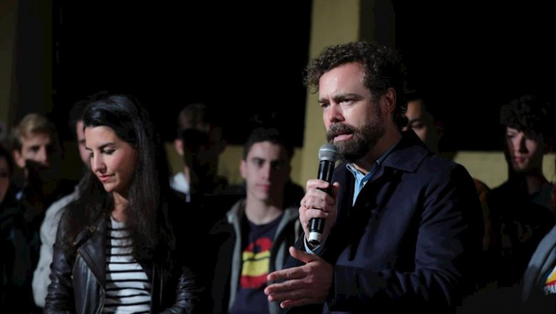 ep la portavoz de vox en la asamblea de madrid rocio monasterio y el portavoz de vox en el congreso