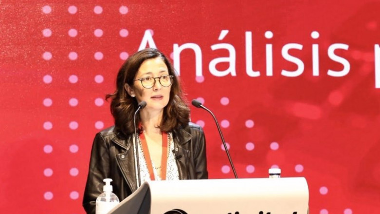 La presidenta de Adigital, Carina Szpilka, presenta el informe de digitalización del Ibex 35. | ADIGITAL ep la presidenta de adigital carina szpilka presenta el informe de digitalizacion del ibex 35