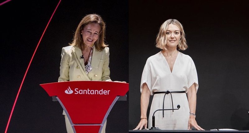 ep la presidenta ejecutiva de banco santander ana botin y la presidenta de inditex marta ortega