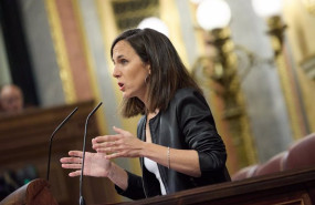 ep la secretaria general de podemos ione belarra interviene durante una sesion plenaria en la camara