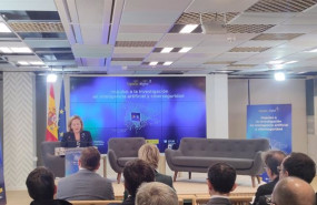 ep la vicepresidenta primera y ministra de asuntos economicos nadia calvino durante la clausura de