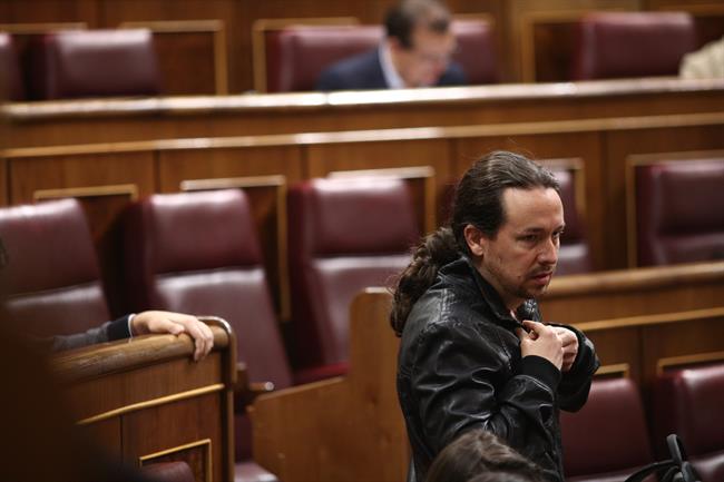 El líder de Podemos, Pablo Iglesias, en el Pleno del Congreso | Europa Press ep liderpodemos pablo iglesias enplenocongreso