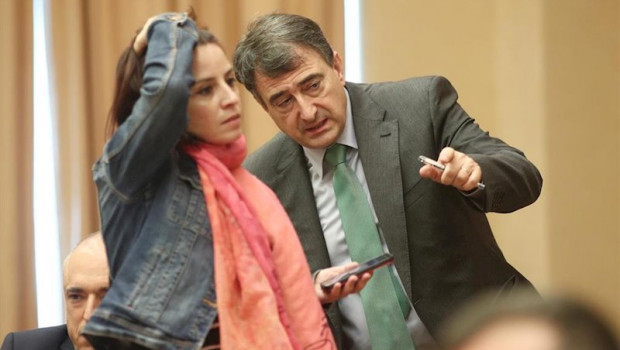 ep los portavoces del psoe y pnv en el congreso de los diputados adriana lastra y aitor esteban