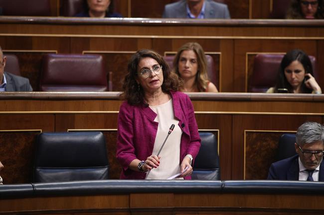 María Jesús Montero interviene en la sesión de control al Gobierno | EDUARDO PARRA/EUROPA PRESS ep maria jesus montero intervienela sesioncontrolgobierno