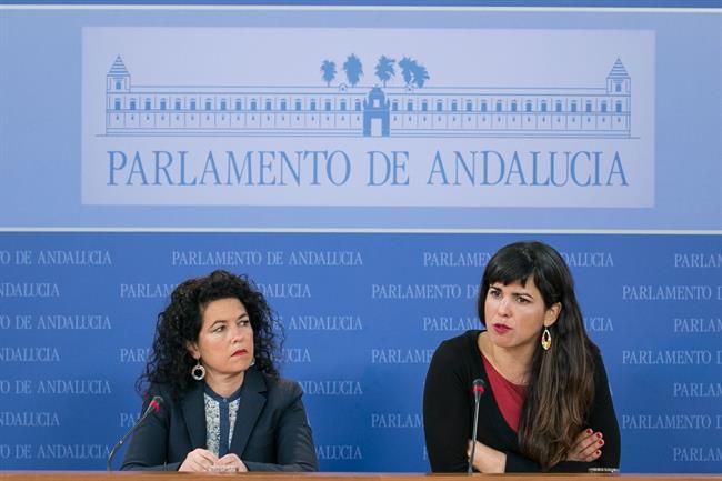 Maribel Mora y Teresa Rodríguez, en rueda de prensa | EUROPA PRESS ep maribel morateresa rodriguez en ruedaprensa