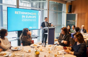 ep pedro carrascal director de esclerosis multiple espana durante su intervencion en brain mind and