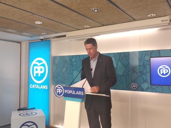 ep presidentepp catalan xavier garcia albiol en ruedaprensa