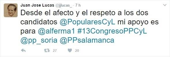 Tuit de Juan José Lucas | TWITTER ep tuitjuan jose lucas