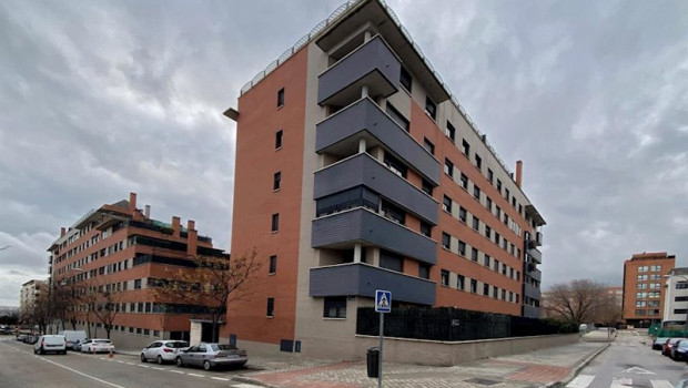 ep un edificio de viviendas de madrid en un momento en el que la demanda de hipotecas sufre su mayor