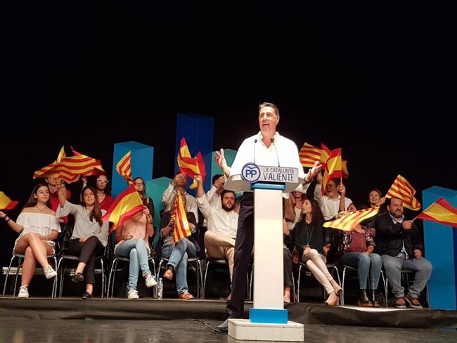 Xavier García Albiol (PP) en Badalona (Barcelona) | PP ep xavier garcia albiol pp en badalona barcelona