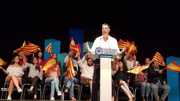 ep xavier garcia albiol pp en badalona barcelona