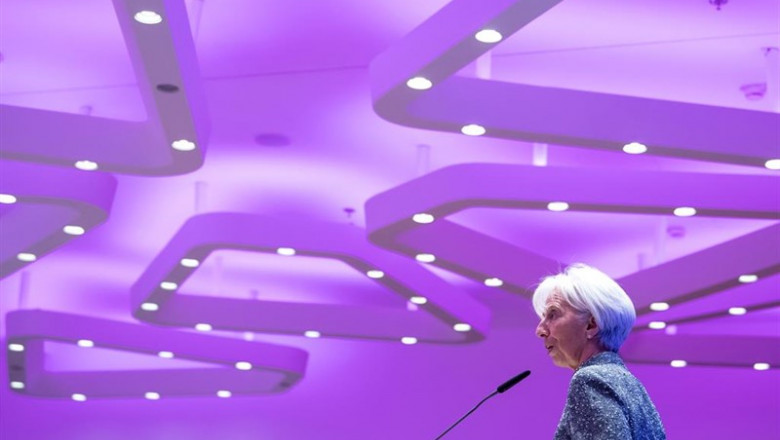 ep 14 february 2019 bavaria munich christine lagarde president of the international monetary fund imf speaks during the 2019 munich europe conference photo sven hoppedpa 20190726172605