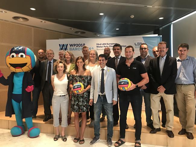 Acto de apoyo de la Diputación de Barcelona a las selecciones de Waterpolo | EUROPA PRESS ep actoapoyola diputacionbarcelonalas seleccioneswaterpolo