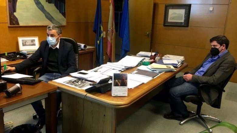 Alejandro Calvo, a la izquierda | GOBIERNO DE ASTURIAS ep alejandro calvo a la izquierda