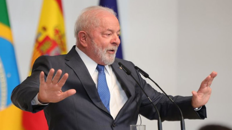 ep archivo el presidente de la republica federativa de brasil lula da silva en una rueda de prensa ep archivo el presidente de la republica federativa de brasil lula da silva en una rueda de prensa