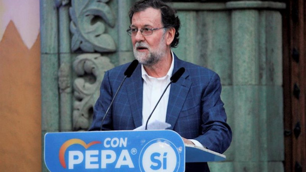 ep el ex presidente del gobierno mariano rajoy durante el mitin de presentacion oficial de pepa