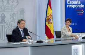 ep el ministro de agricultura pesca y alimentacion luis planas y la ministra portavoz isabel