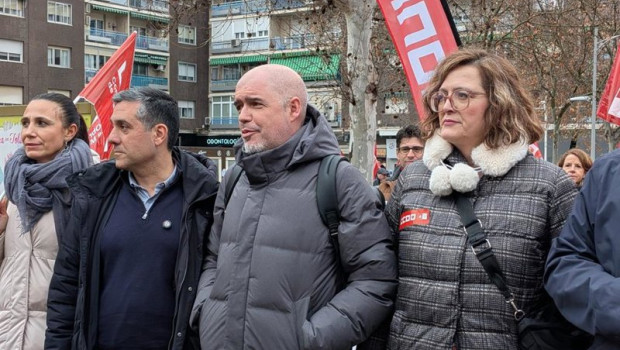 ep el secretario general de ccoo unai sordo en la manifestacion en toledo de las respuestas a la