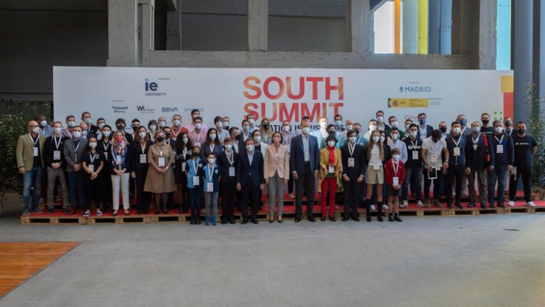 Foto de familia de los asistentes a la inauguración del South Summit 2021, a 5 de octubre de 2021, en Madrid, (España). Bajo el nuevo lema ‘Shape the future’, del 5 al 7 de octubre, Madrid acoge este evente. | Alberto Ortega - Europa Press ep foto de familia de los asistentes a la inauguracion del south summit 2021 a 5 de octubre de 2021