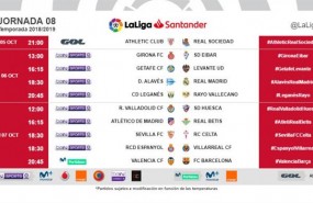 ep horariosla jornada 6la liga santander