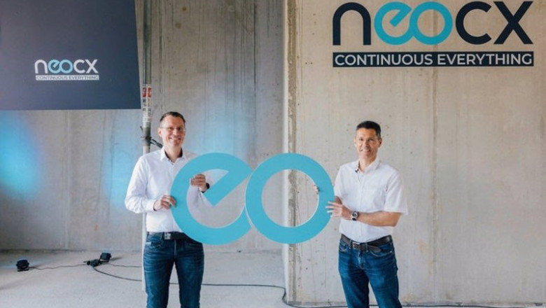 Imagen del miembro del Consejo de Administración de Volkswagen, Thomas Ulbrich, y el CEO de TraceTronic, Rocco Deutschmann. | VOLKSWAGEN ep imagen del miembro del consejo de administracion de volkswagen thomas ulbrich y el ceo de