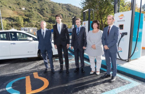 ep inauguracion de la estacion de recarga para vehiculo electrico de mayor potencia de europa con la