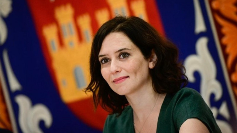 La candidata del PP a la Comunidad de Madrid, Isabel Díaz Ayuso, en la Asamblea. | PP MADRID ep la candidatappla comunidadmadrid isabel diaz ayuso enasamblea