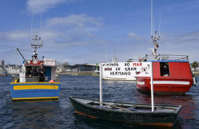 ep la cofradia de pescadores de a coruna hace un paro de la flota artesanal en senalan de protesta