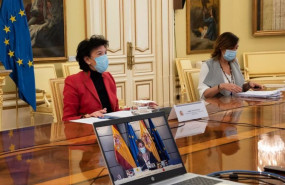 ep la ministra de educacion y formacion profesional isabel celaa y la ministra de trabajo y economia
