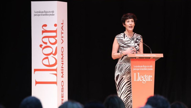 ep la ministra de inclusion seguridad social y migraciones elma saiz interviene durante una jornada ep la ministra de inclusion seguridad social y migraciones elma saiz interviene durante una jornada