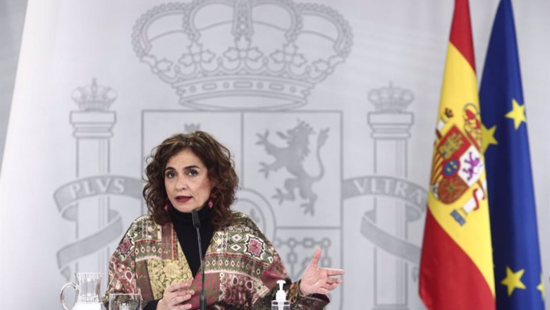 ep la ministra portavoz y de hacienda maria jesus montero en la rueda de prensa del consejo de ep la ministra portavoz y de hacienda maria jesus montero en la rueda de prensa del consejo de