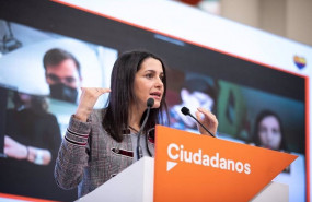 ep la presidenta de ciudadanos ines arrimadas en una rueda de prensa en la sede del partido tras