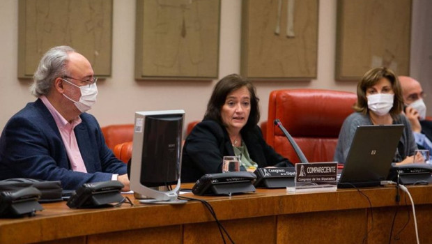 ep la presidenta de la airef cristina herrero durante su comparecencia ante la comision de