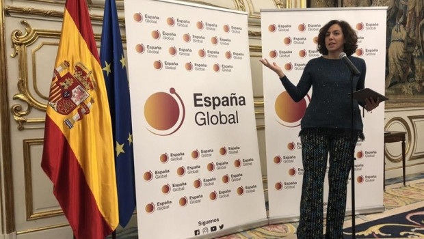 ep la secretaria de estado de la espana global irene lozano durante un acto