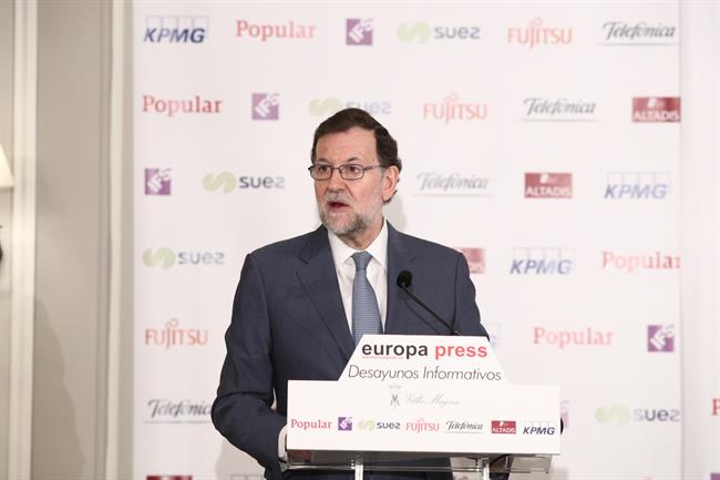 Mariano Rajoy en los Desayunos de Europa Press | EUROPA PRESS ep mariano rajoylos desayunoseuropa press