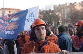 ep movilizacion de trabajadores de tubos reunidos con motivo de la celebracion de la biemh en el bec