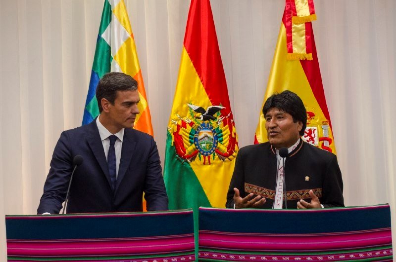 ep pedro sanchez y evo morales