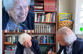 mara luisa merelles de 105 aos con el dr de la pea 