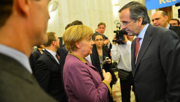 Angela Merkel, Antonis Samaras, Alemania, Grecia
