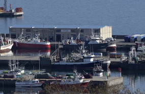 ep archivo   barcos pesqueros amarrados en el puerto por la subida de precio del gasoil
