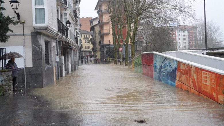 ep archivo calles de andoain afectadas por el desbordamiento del rio oria a 27 de febrero de 2024 ep archivo calles de andoain afectadas por el desbordamiento del rio oria a 27 de febrero de 2024