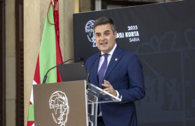 ep archivo   el consejero de industria mikel jauregi interviene durante el acto de entrega del