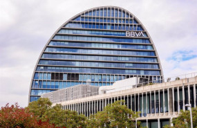ep archivo   fachada de la sede de bbva a 26 de septiembre de 2024 en madrid espana